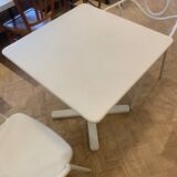 White folding table 70x70