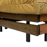 Mid-Century Cognac Leather Lounge Sofa small model