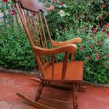 Wooden rocking chair
