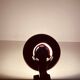 Red lamp with vice, ART, 1980s