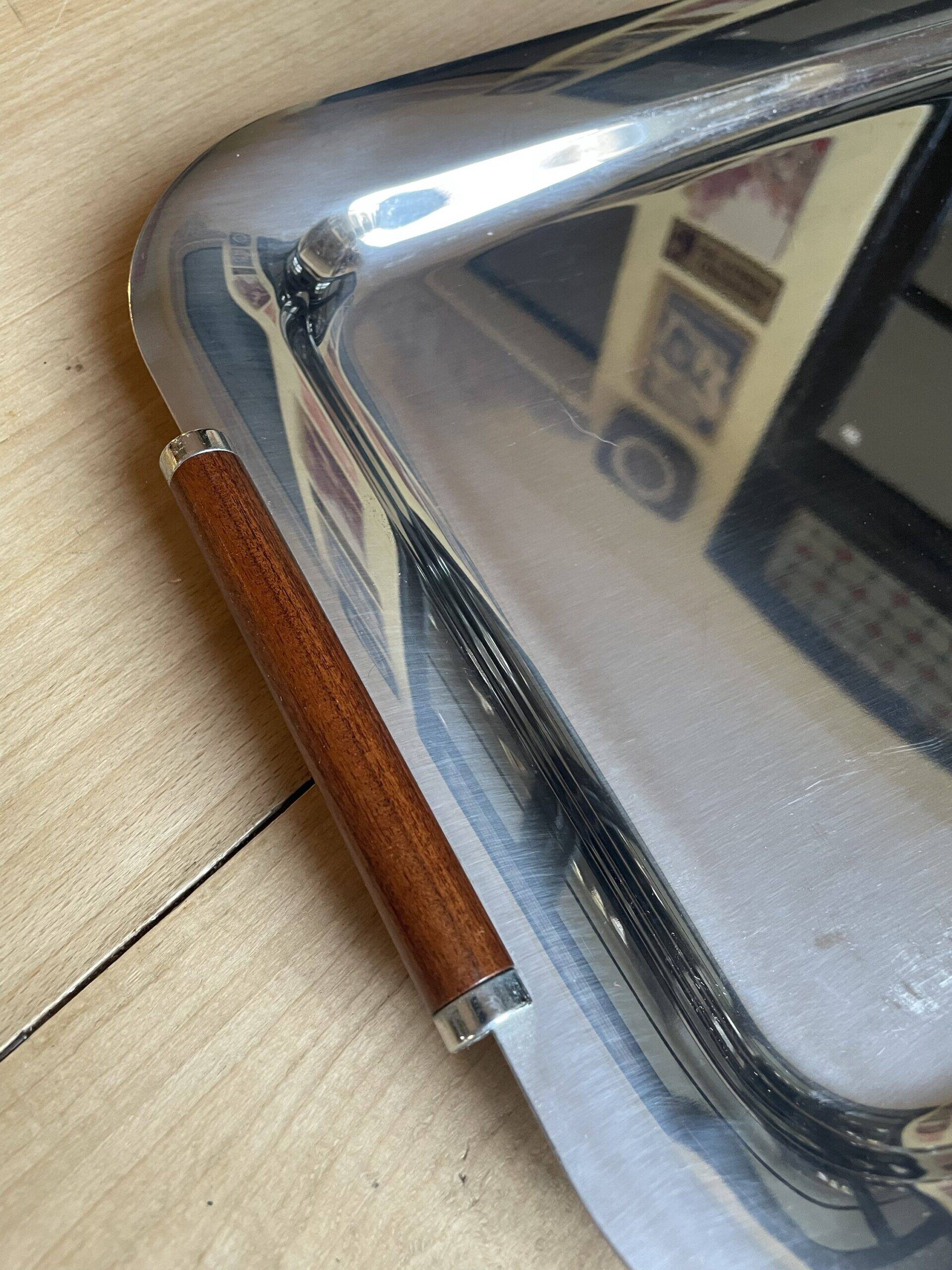 Guy Degrenne - Pair of serving trays