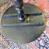 Napoléon III pedestal table in blackened wood