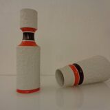 Space Age Op Art Vases from Royal KPM, 1960s, Set of 2