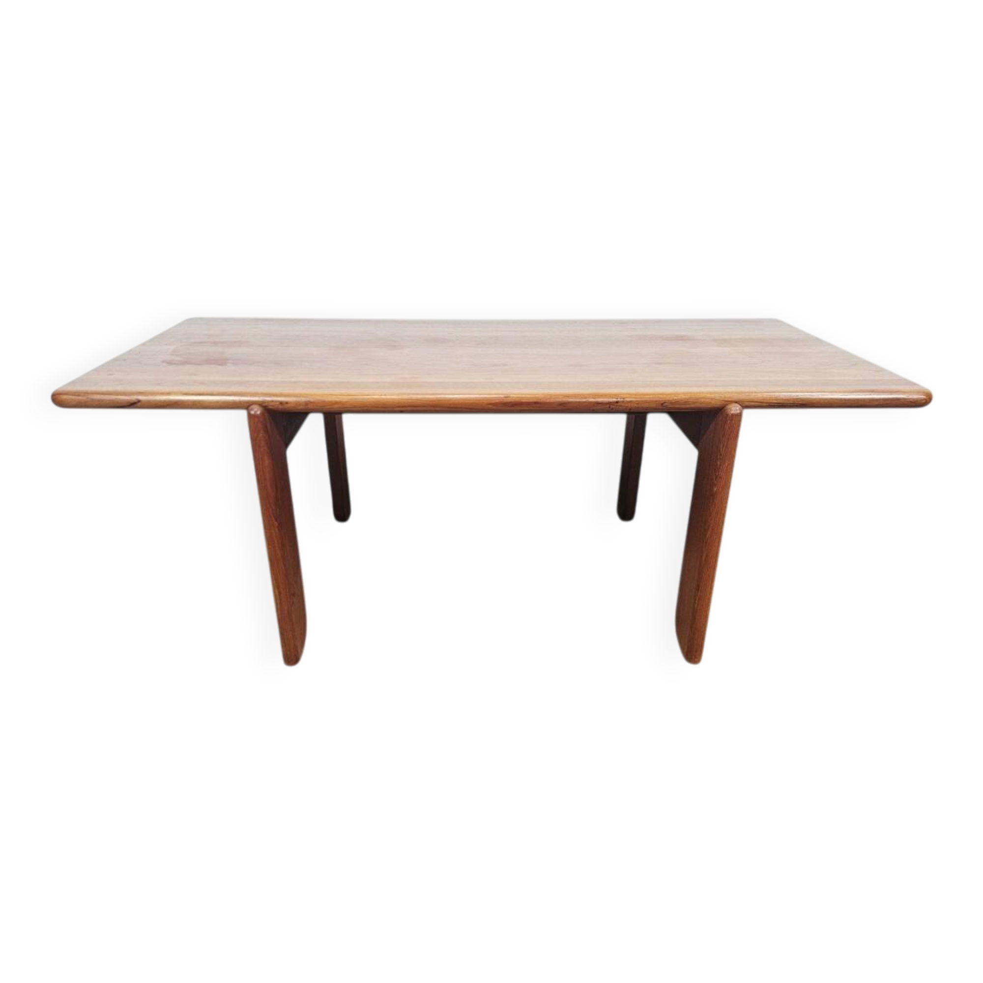 Table basse en teck massif danois / Style Mid-Century Modern / Années 1970.
