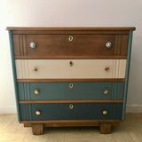 Commode vintage relookée
