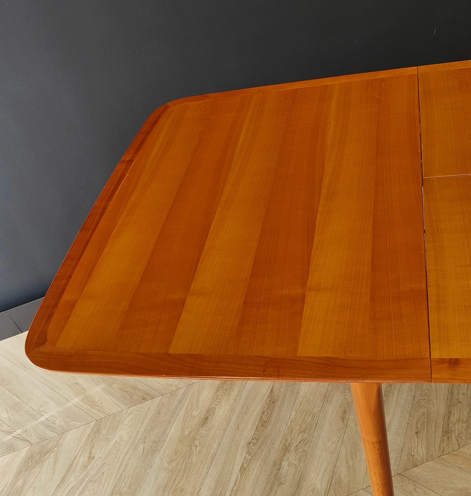 Mid century extendable dining table vintage