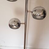 Vintage floor lamp with 3 globes