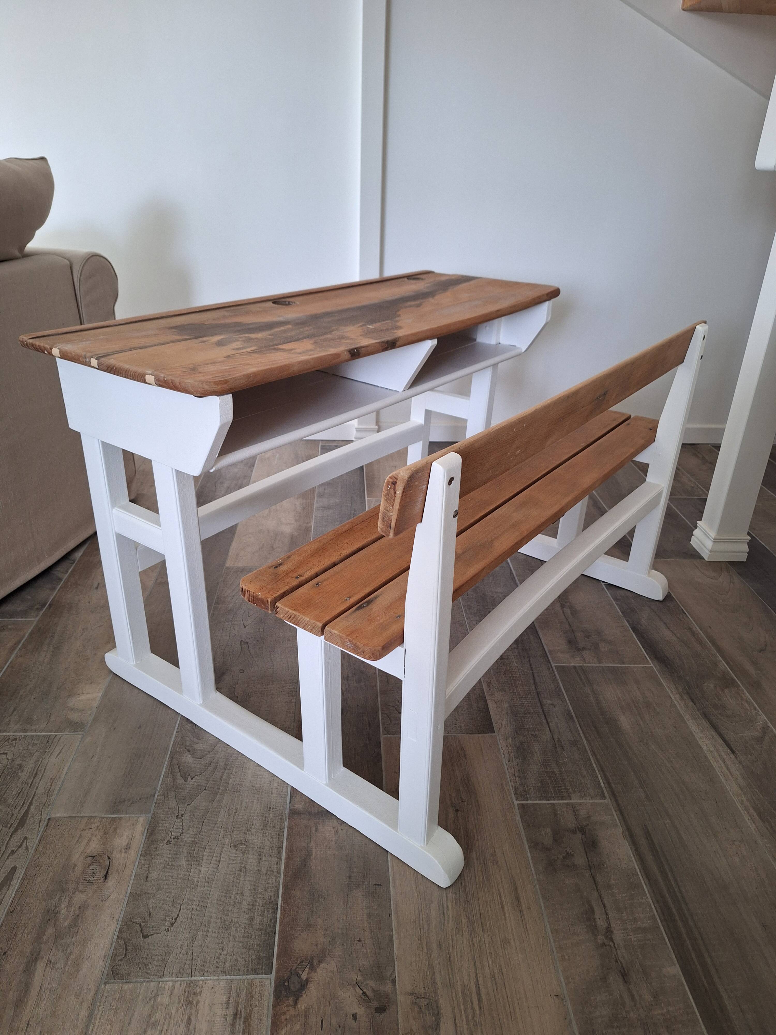 Vintage school desk