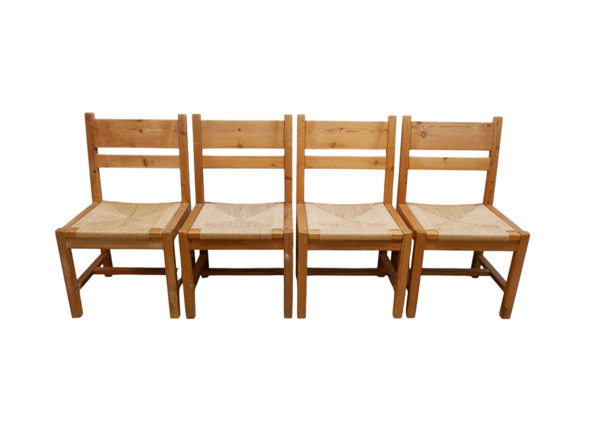Set of 4 Danish chairs by Tage Poulsen, 1970s