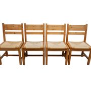 Set of 4 Danish chairs by Tage Poulsen, 1970s