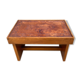 1960 Angel Pazmino leather bedside table