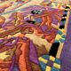Modern rug signed nini ferrucci 160x100 cm