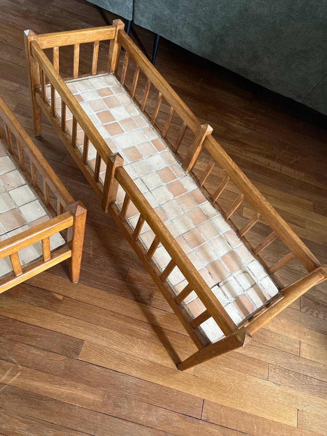 2 vintage planters from the 1960s