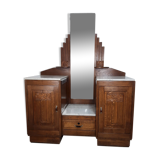 Vintage art deco cabinet with mirror