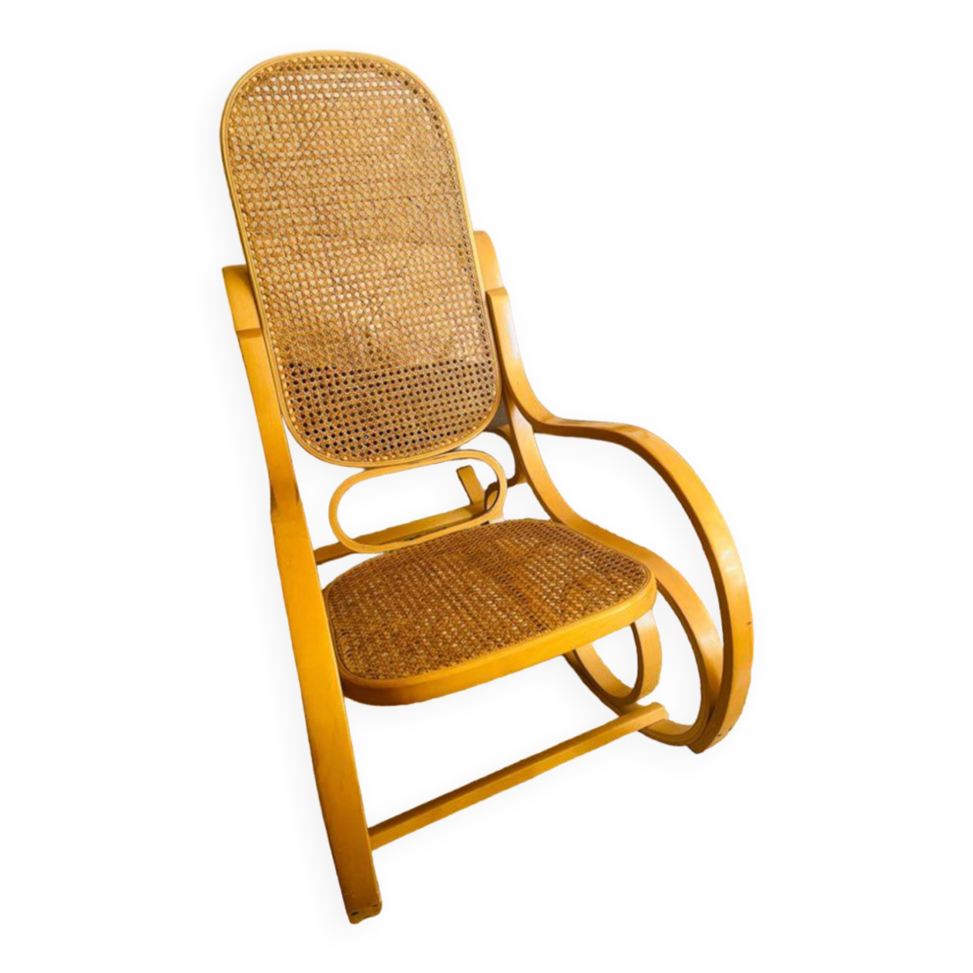 Rocking-chair cannage