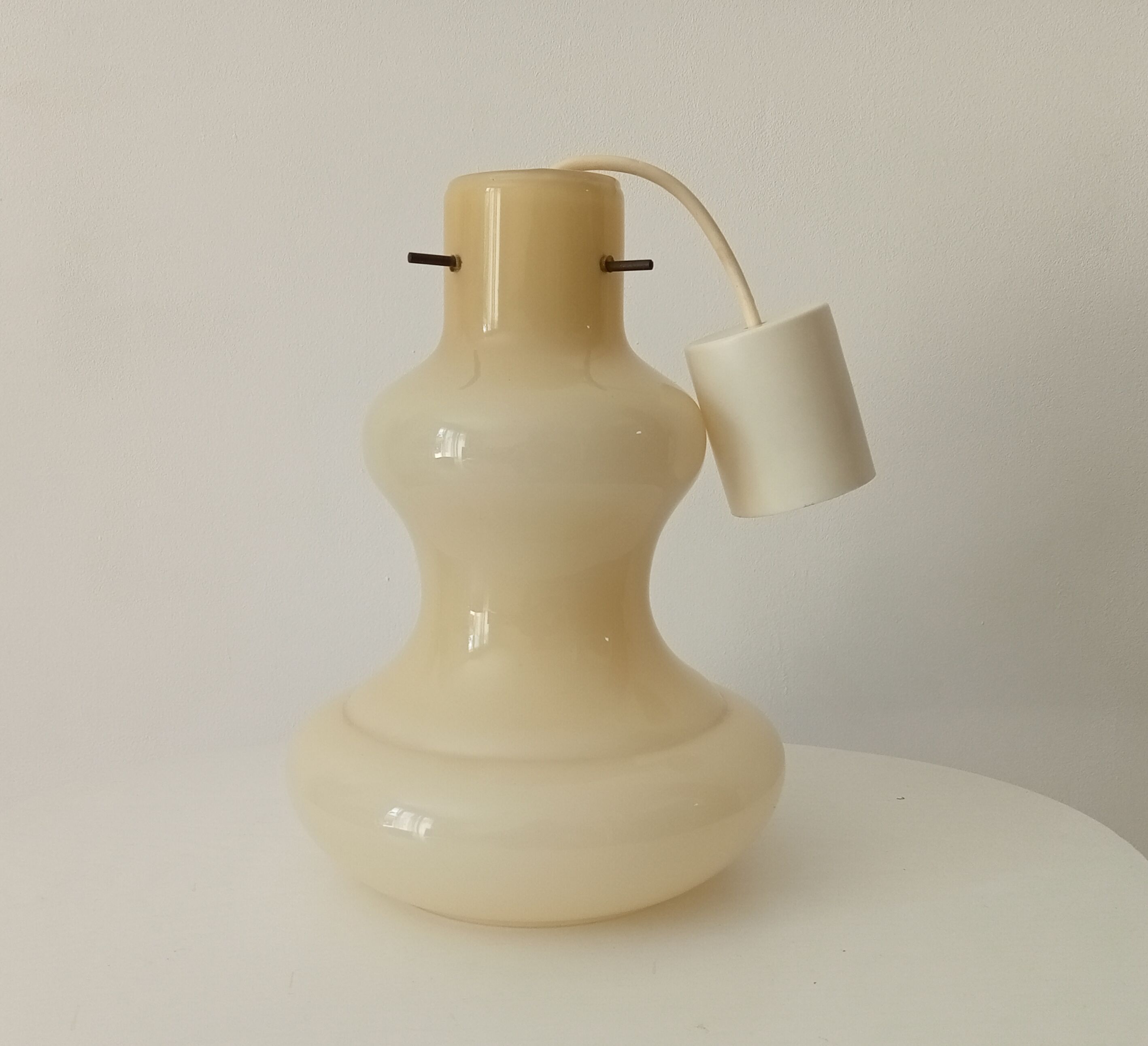 Vintage opaline pendant lamp 60/70s