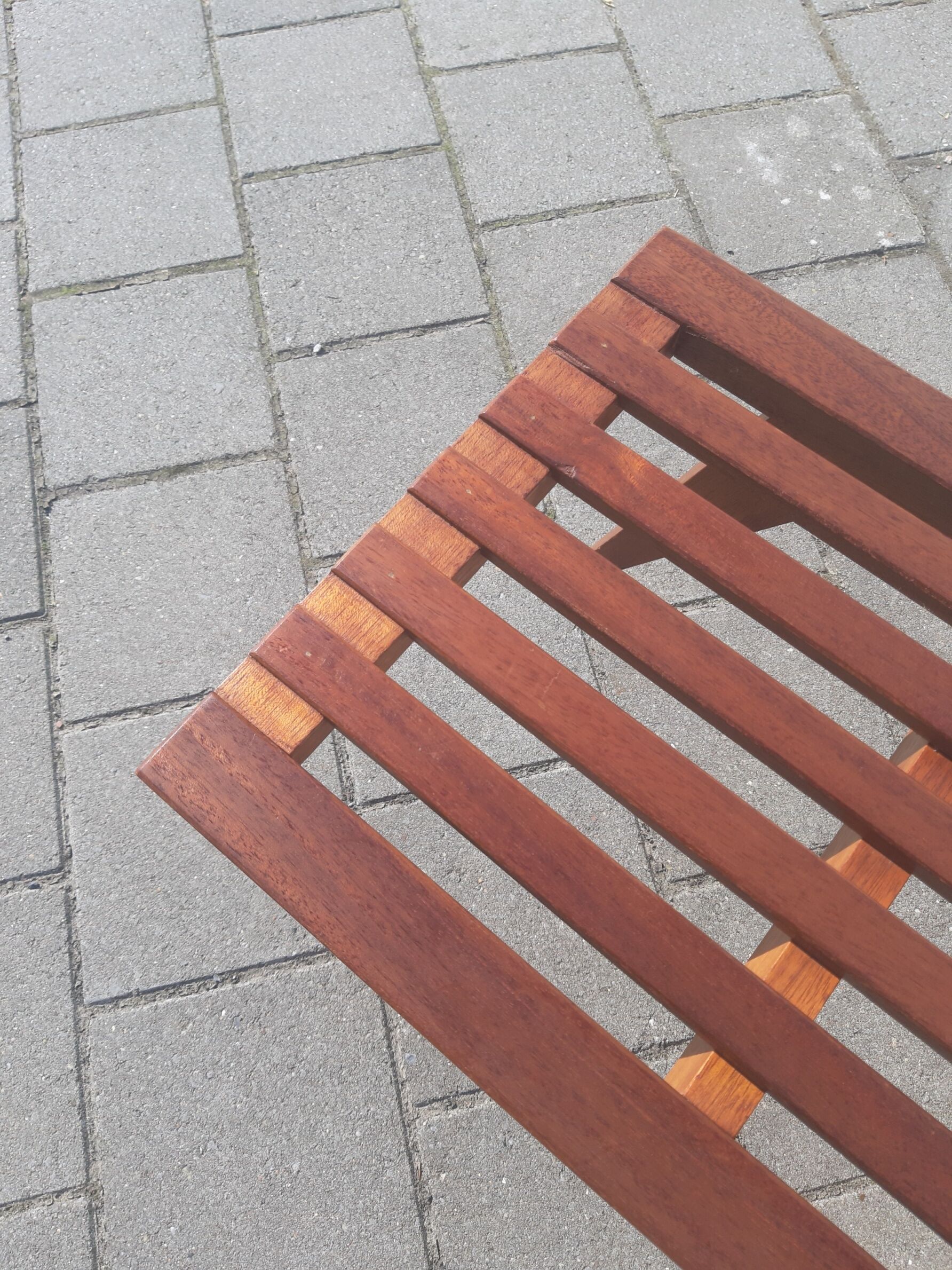 Pair of massive Reconstruction furniture mahogany side Tables