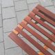 Pair of massive Reconstruction furniture mahogany side Tables