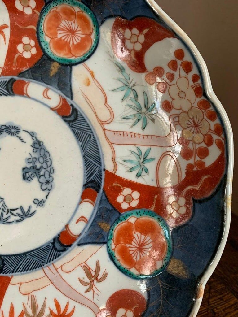 Asiette porcelain Imari, nineteenth century