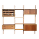 PS System wall unit by Preben Sørensen for Randers Møbelfabrik