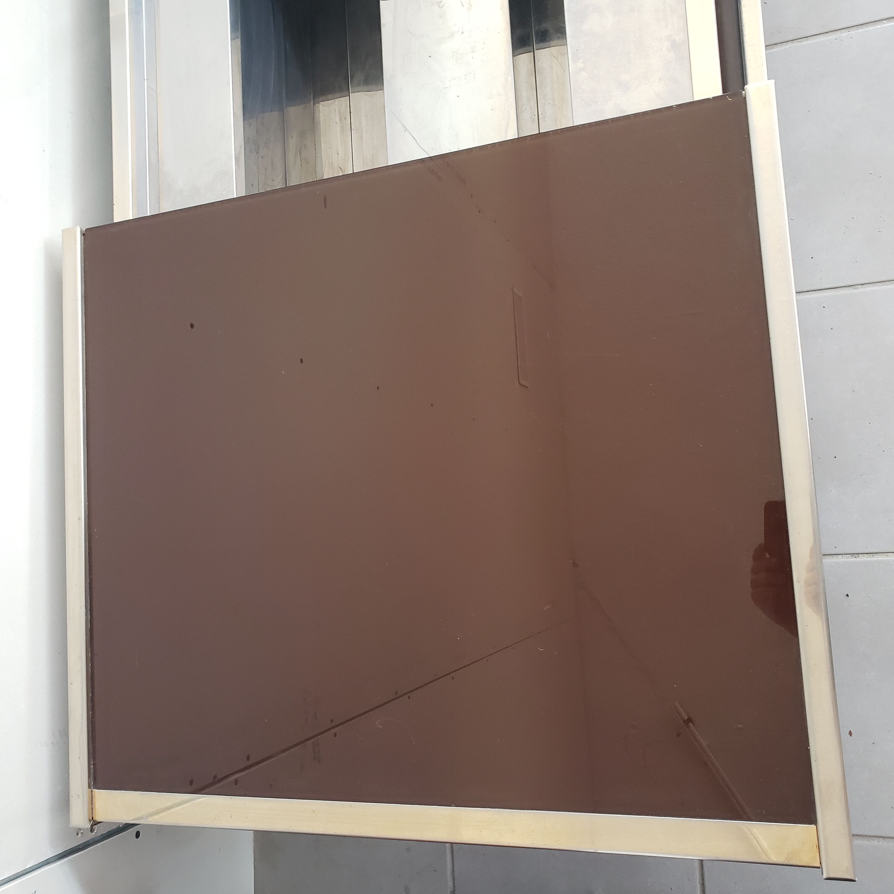 Coffee table vintage bar year 70 double tray for Roche Bobois