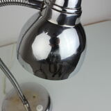 Lampe de table chromée des années 1950, Tchécoslovaquie