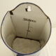 Enamelled metal wall fountain - light blue