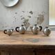 René Delavan Art Deco Pewter Teapot Set