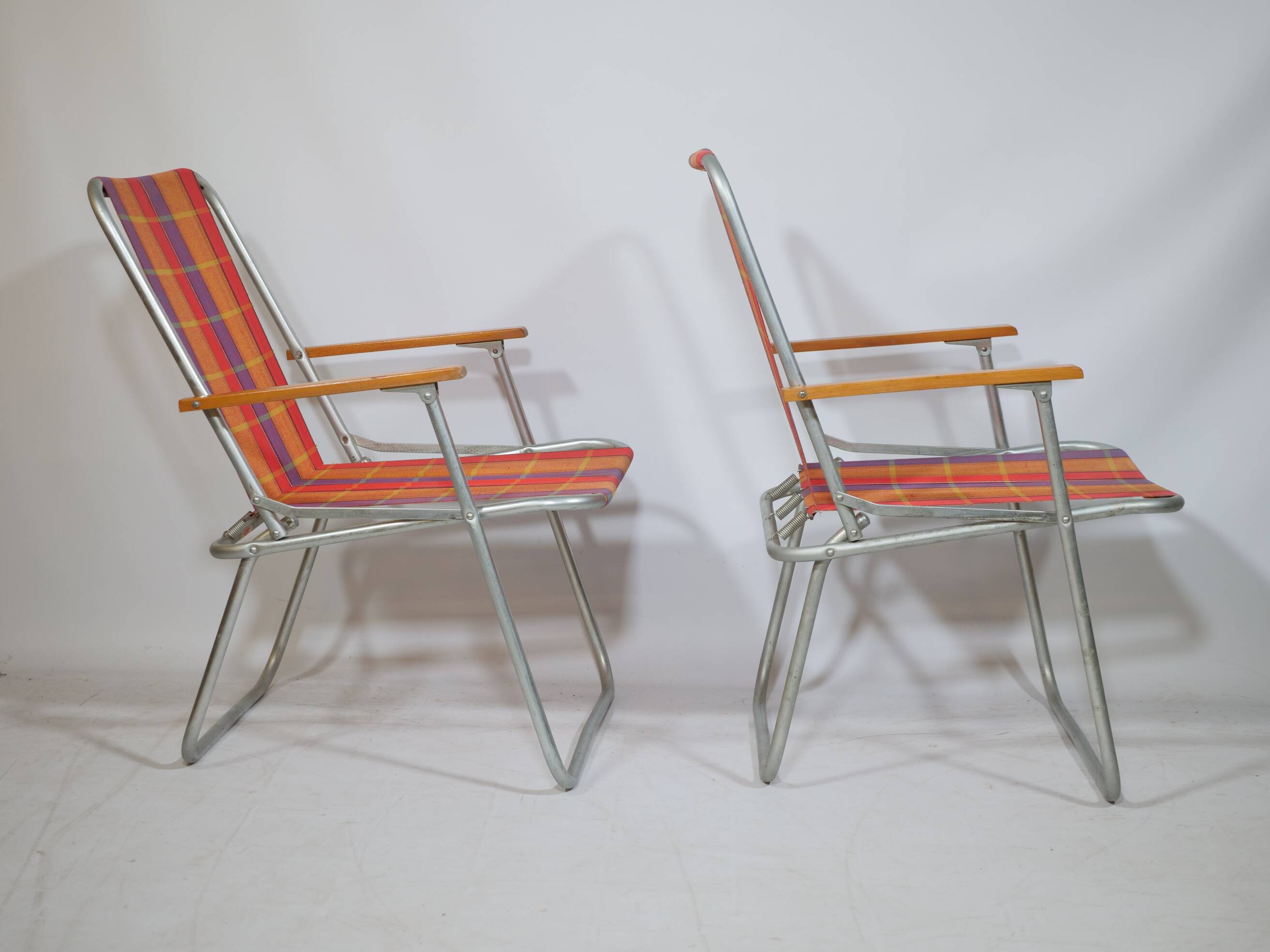 1960s Vintage Folding Camping Chairs