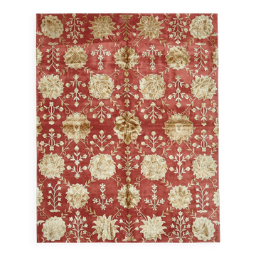 Turkish Handknotted Wool Oushak Rug 236 cm x 303 cm