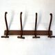 Coat rack signed Thonet with four hooks dimensions: height -32cm - width - 69cm-