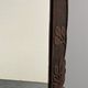Arts & Crafts hand-carved wall mirror with floral roses, early 20th century