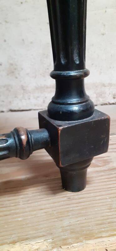 Napoleon III piano stool without its screw