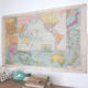 Ancient Pacific Ocean map and its archipelagos Edition Girard 99 by 65cm