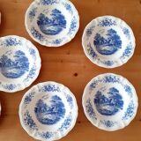 Assiettes creuses Sarreguemines  "romantic"