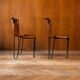 Stackable chairs by Raoul Guys, France 1950s