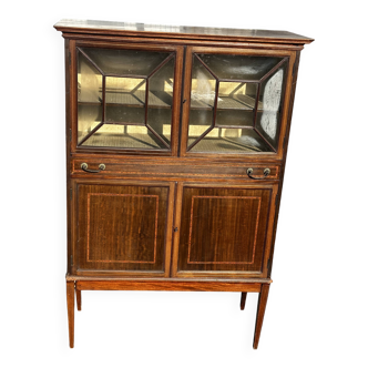 Vitrine buffet en acajou début XX e - Royaume Uni