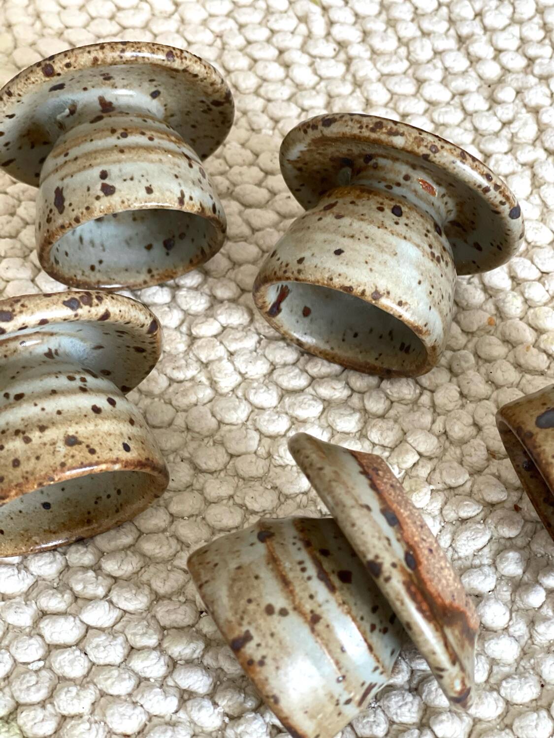 5 Gustave Tiffoche egg cups