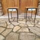 2 vintage bedside tables