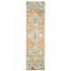 Vintage Turkish Hand-Knotted Wool Cotton Orange Runner Rug 69x271