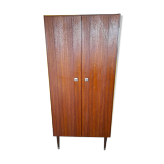 Scandinavian style wardrobe in vintage teak