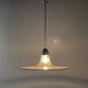 Space Age Italian Bubble Glass & Chrome Pendant Light, 1970's