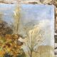 Old garden painting Gourbesville Normandy