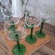 White wine glasses from Alsace