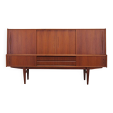 Teak highboard, Danish design, 1970s, production: Denmark