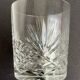 4 cut crystal whisky glasses