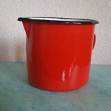 Enamelled sheet metal pitcher