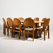 Ensemble de salle à manger MK11024 en pin par Niels Koefoed pour Glostrup, Set de 11