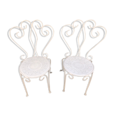 Wrought iron chairs