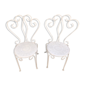 Chaises fer forgé